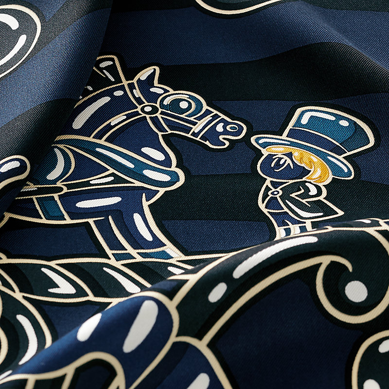 Candy Libris scarf 70 - Blue | Hermès Mainland China